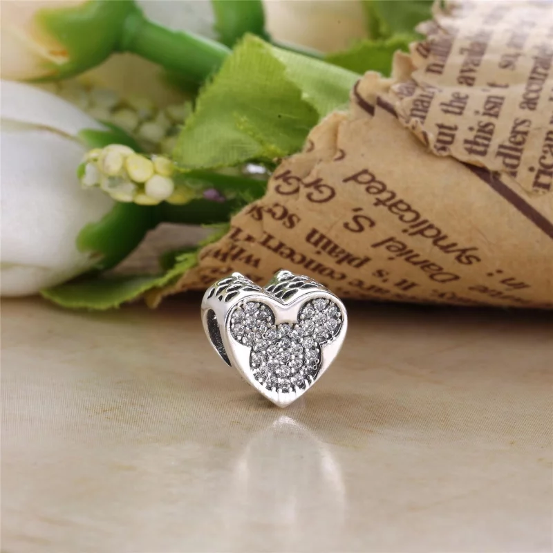 (image pour) PANDORA - Charm Disney, Amour Véritable Mickey & Minnie - 792050CZ - Afficher 3