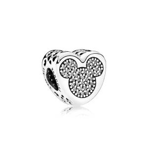 (image pour) PANDORA - Charm Disney, Amour Véritable Mickey & Minnie - 792050CZ
