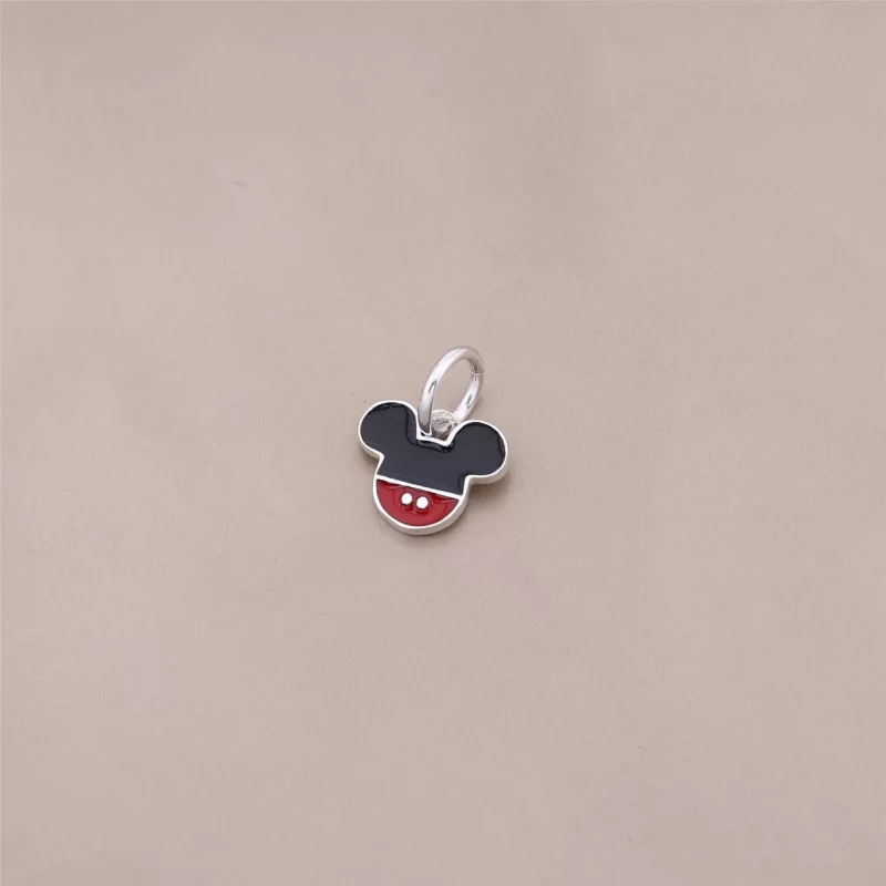 (image pour) PANDORA - Charm Disney, Ic&ocirc;ne Mickey - 791461ENMX - Afficher 2