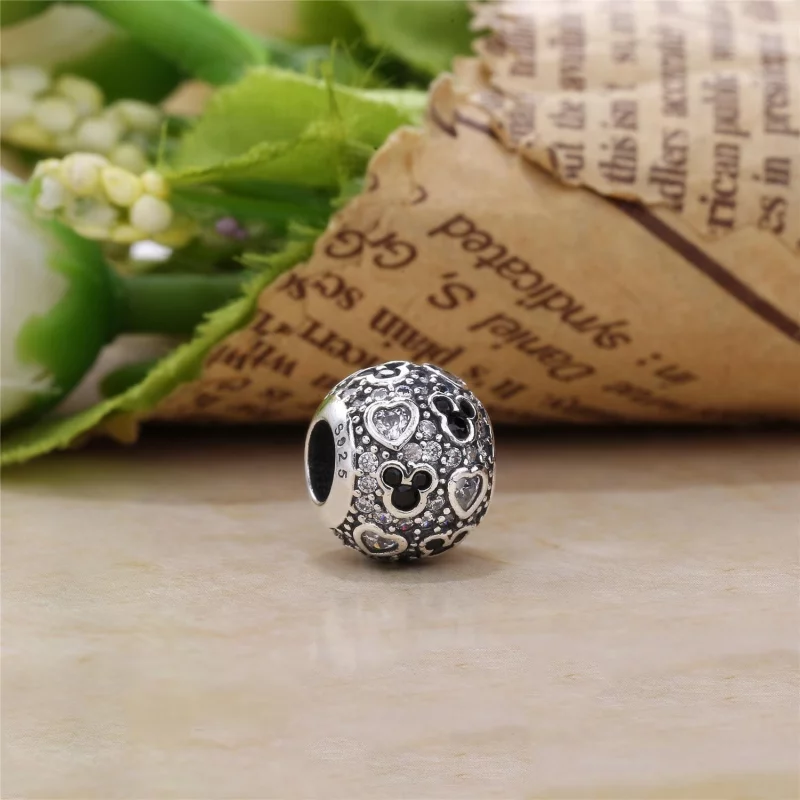 (image pour) PANDORA - Charm Disney, Ic&ocirc;ne Minnie - 791460ENMX - Afficher 5