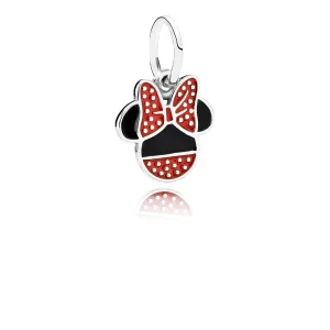 (image pour) PANDORA - Charm Disney, Ic&ocirc;ne Minnie - 791460ENMX