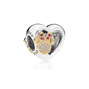 PANDORA - Charm Disney, Icônes d'Amour Mickey et Minnie - 796463CZ (image pour) PANDORA - Charm Disney, Icônes d'Amour Mickey et Minnie - 796463CZ