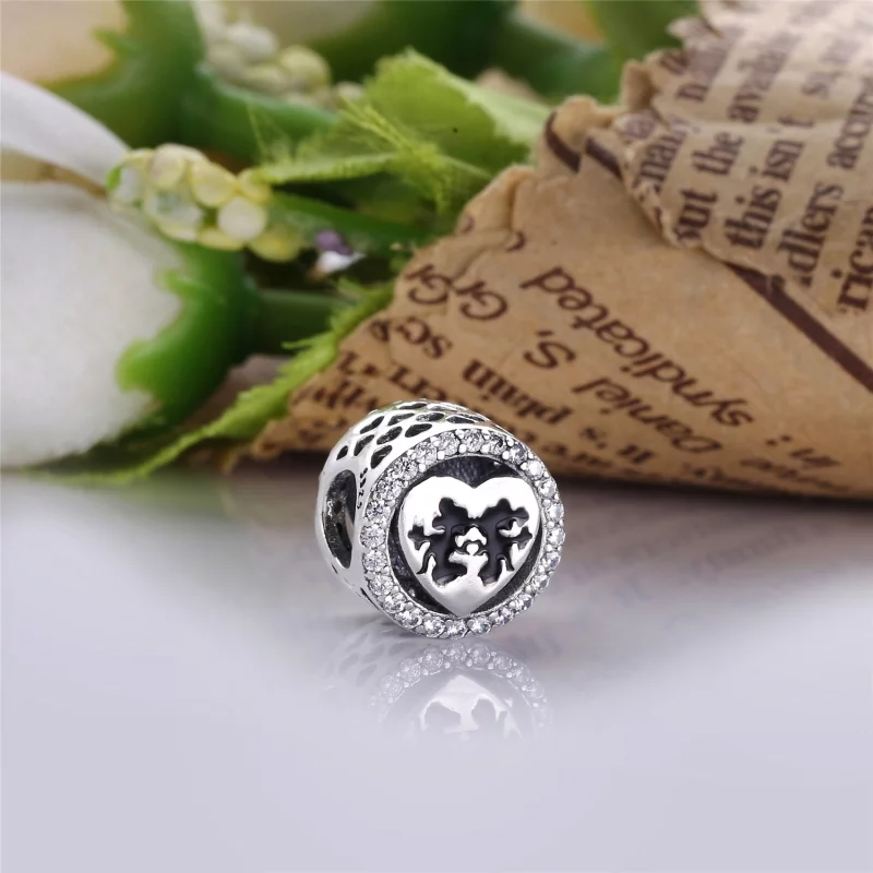 (image pour) PANDORA - Charm Disney, Ic&ocirc;nes d'Amour Mickey & Minnie - 791957CZ - Afficher 2