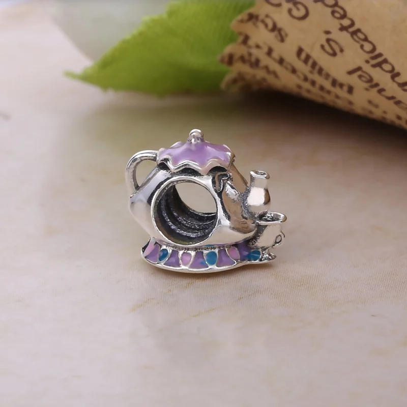 (image pour) PANDORA - Charm Disney, Madame Samovar et Zip - 792141ENMX - Afficher 2