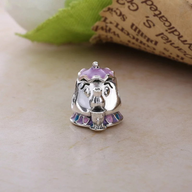 (image pour) PANDORA - Charm Disney, Madame Samovar et Zip - 792141ENMX - Afficher 4