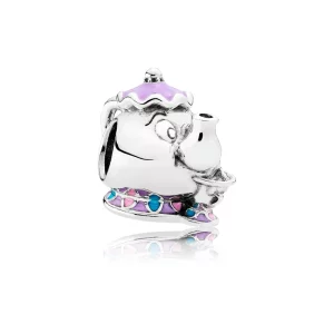 (image pour) PANDORA - Charm Disney, Madame Samovar et Zip - 792141ENMX