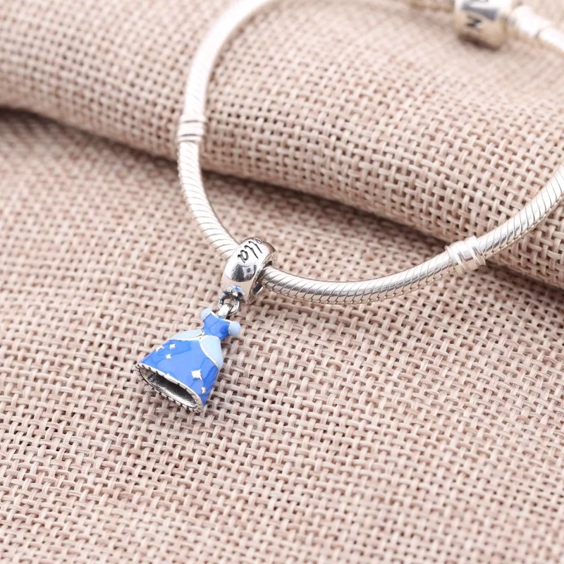 (image pour) PANDORA - Charm Disney, Robe de Cendrillon - 791578ENMX - Afficher 2