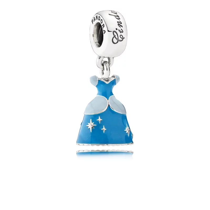 (image pour) PANDORA - Charm Disney, Robe de Cendrillon - 791578ENMX