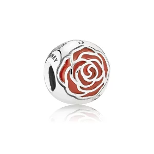 (image pour) PANDORA - Charm Disney, Rose Enchantée de Belle - 791575EN09