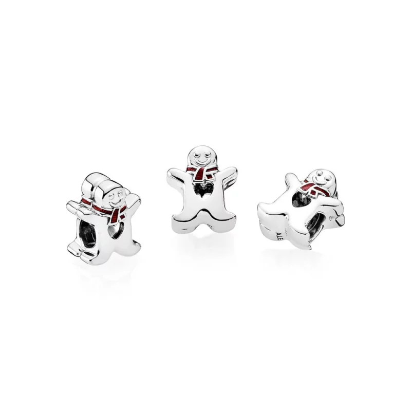 (image pour) PANDORA - Charm Délicieux Bonhomme en Pain d'épices - 792002EN07 - Afficher 4
