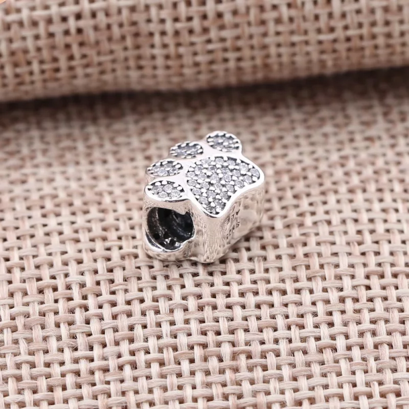 (image pour) PANDORA - Charm Empreinte de Patte - 791714CZ - Afficher 3