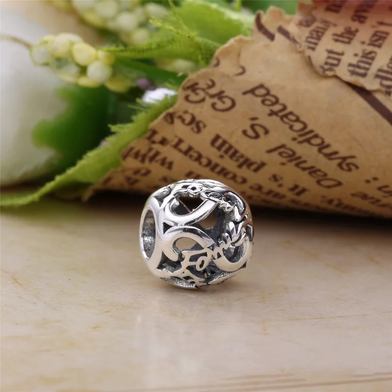 (image pour) PANDORA - Charm Family Forever Ajouré - 791525CZ - Afficher 2