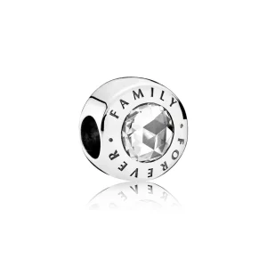 (image pour) PANDORA - Charm Family Forever - 791884CZ