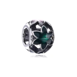 (image pour) PANDORA - Charm Feuille Vert - PD0044-1