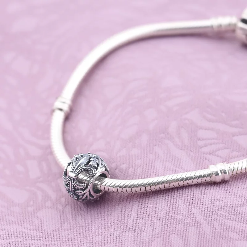 (image pour) PANDORA - Charm Fleur de Lys Ajourée - 791378CZ - Afficher 2