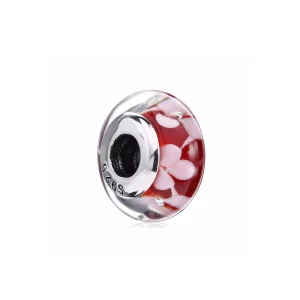 (image pour) PANDORA - Charm Fleur Rouge - PL00065-1