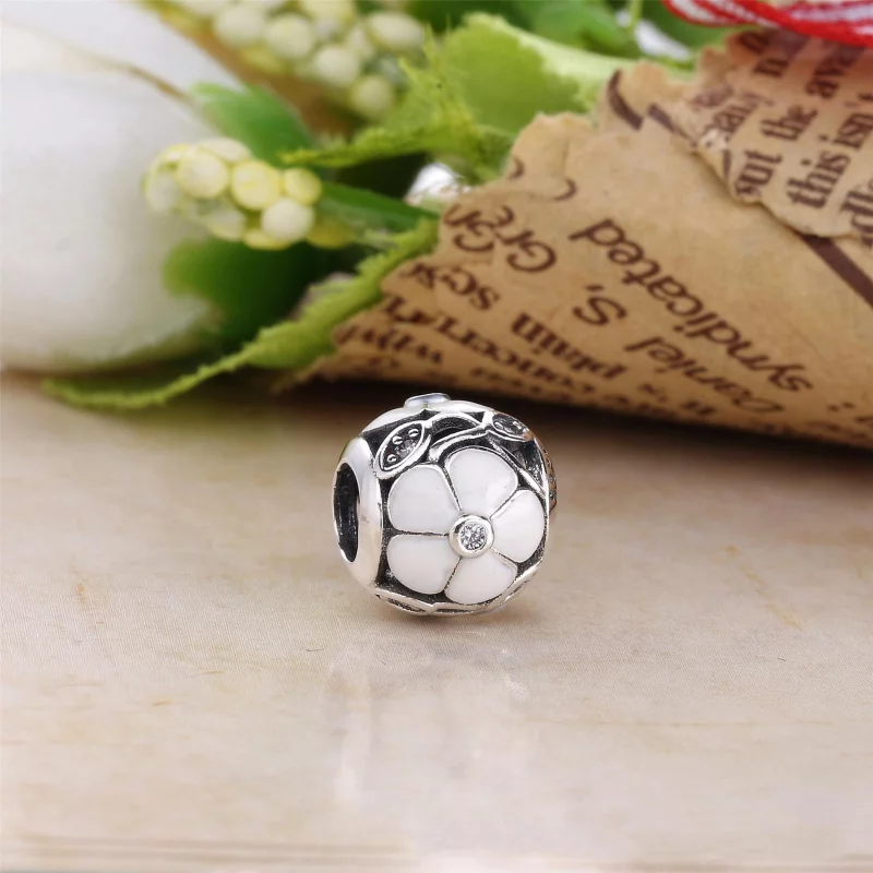 (image pour) PANDORA - Charm Fleurs Lumineuses 791894MOP - Afficher 2