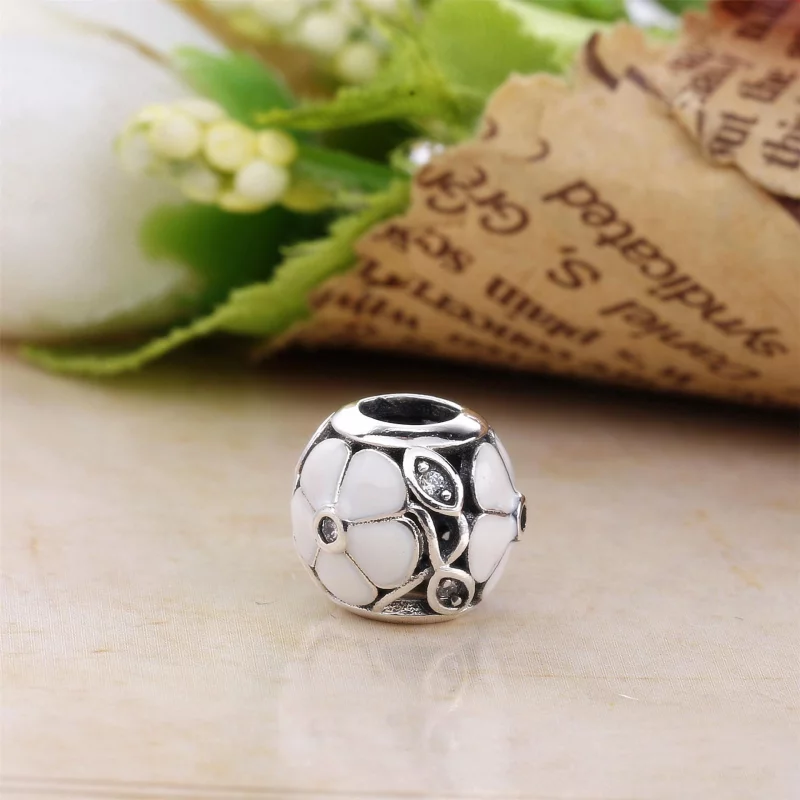(image pour) PANDORA - Charm Fleurs Lumineuses 791894MOP - Afficher 3