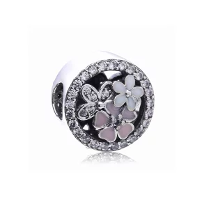 (image pour) PANDORA - Charm Fleurs Poétiques - 791827EN40