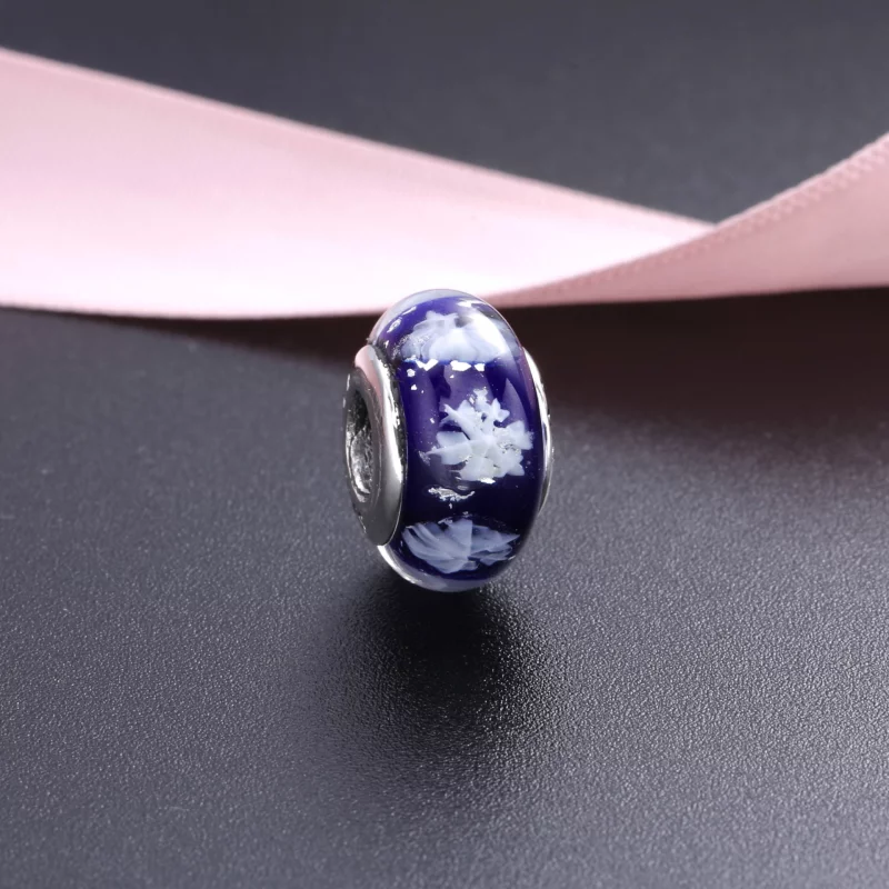 (image pour) PANDORA - Charm Flocon de neige Bleu - PL00046-1 - Afficher 2