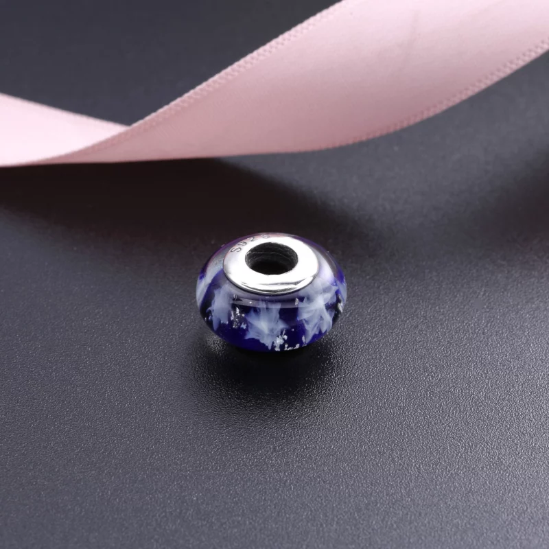 (image pour) PANDORA - Charm Flocon de neige Bleu - PL00046-1 - Afficher 3