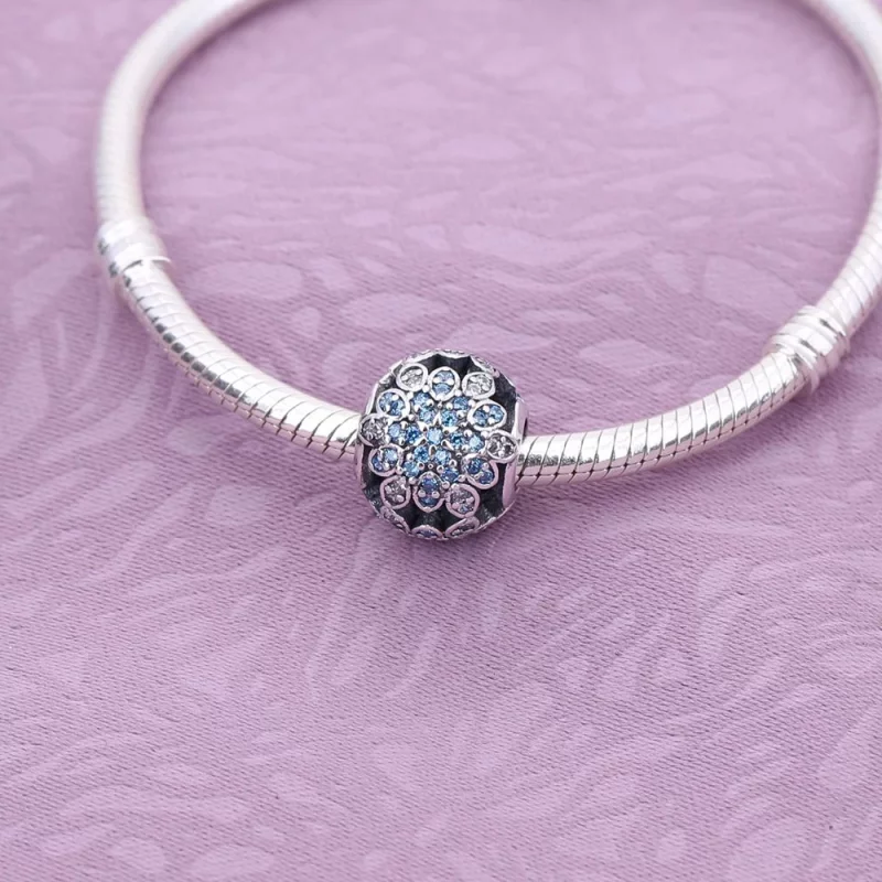 (image pour) PANDORA - Charm Flocon de Neige Cristallisé - 791760NBLMX - Afficher 2