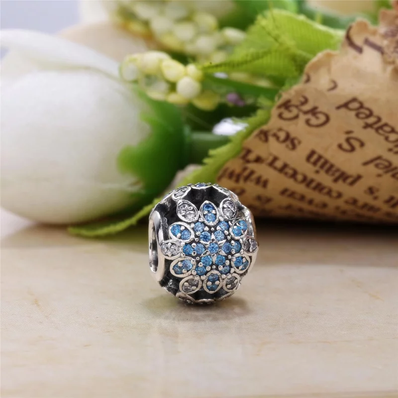 (image pour) PANDORA - Charm Flocon de Neige Cristallisé - 791760NBLMX - Afficher 3
