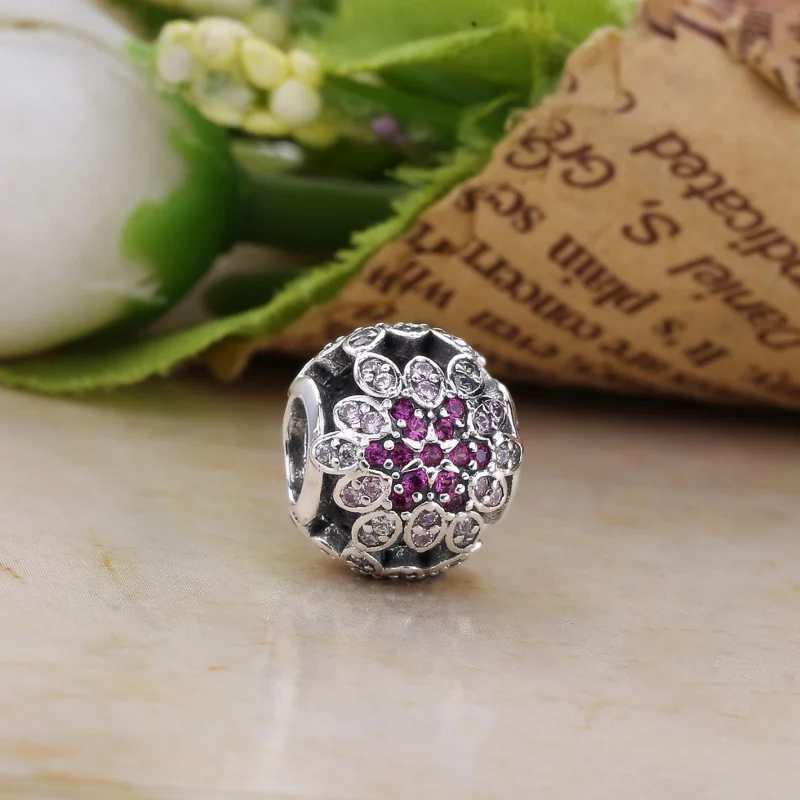 (image pour) PANDORA - Charm Flocon de Neige Cristallisé - 791760NBLMX - Afficher 5
