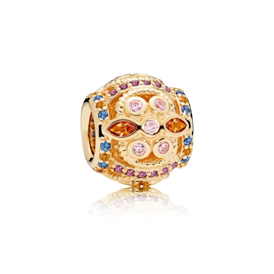 (image pour) PANDORA - Charm Fresque de couleur - 756225PCZMX