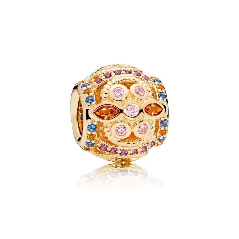 (image pour) PANDORA - Charm Fresque de couleur - 756225PCZMX
