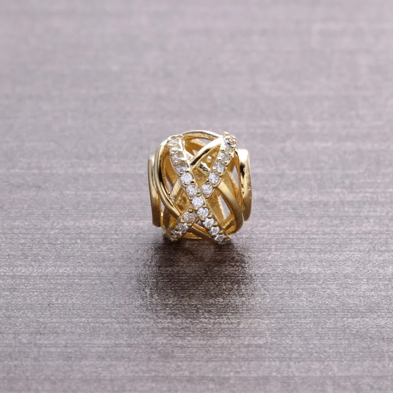 (image pour) PANDORA - Charm Galaxie Ajourée Or - 750827CZ - Afficher 3