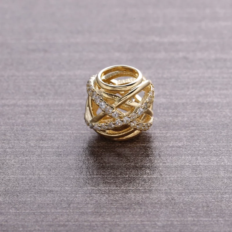 (image pour) PANDORA - Charm Galaxie Ajourée Or - 750827CZ - Afficher 4