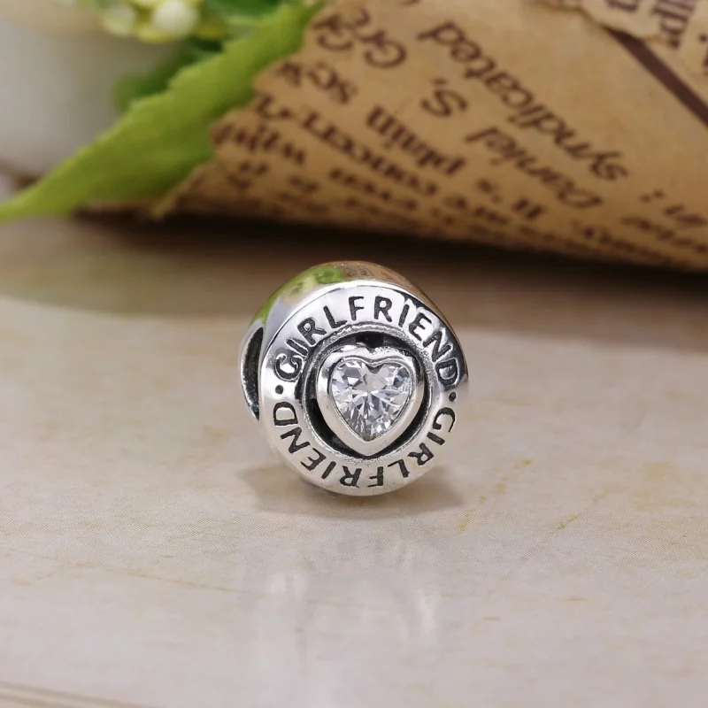 (image pour) PANDORA - Charm Girlfriend - 792145CZ - Afficher 2