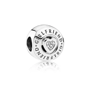 (image pour) PANDORA - Charm Girlfriend - 792145CZ