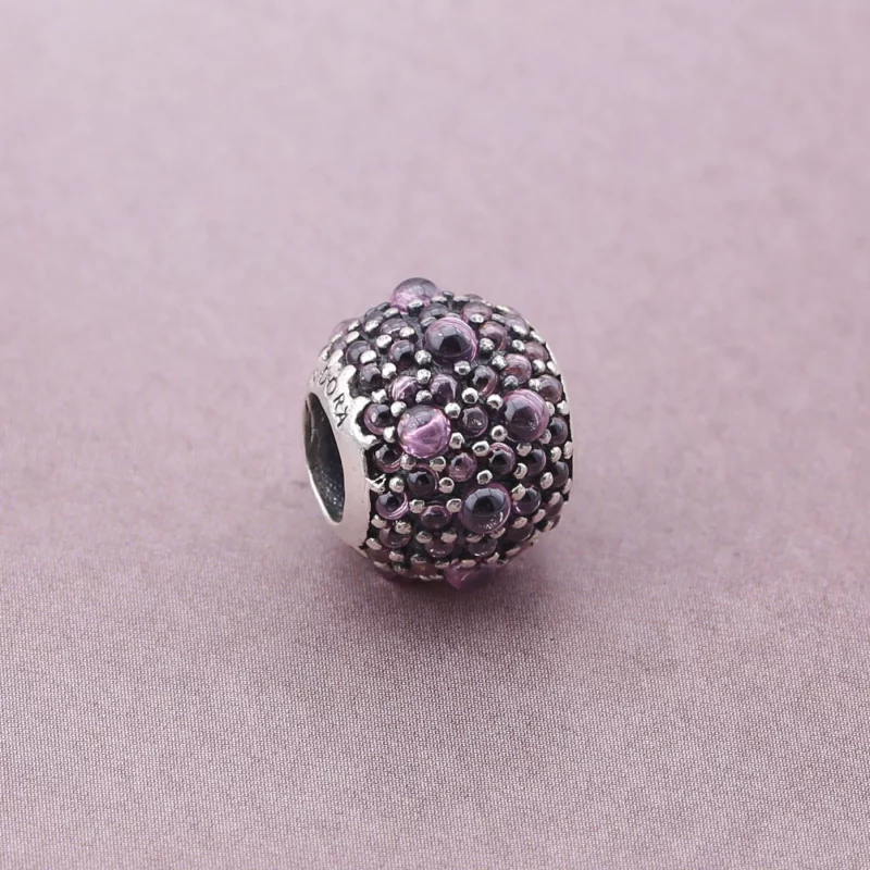 (image pour) PANDORA - Charm Goutelette Scintillante Rose Chèvrefeuille - 791755HCZ - Afficher 2