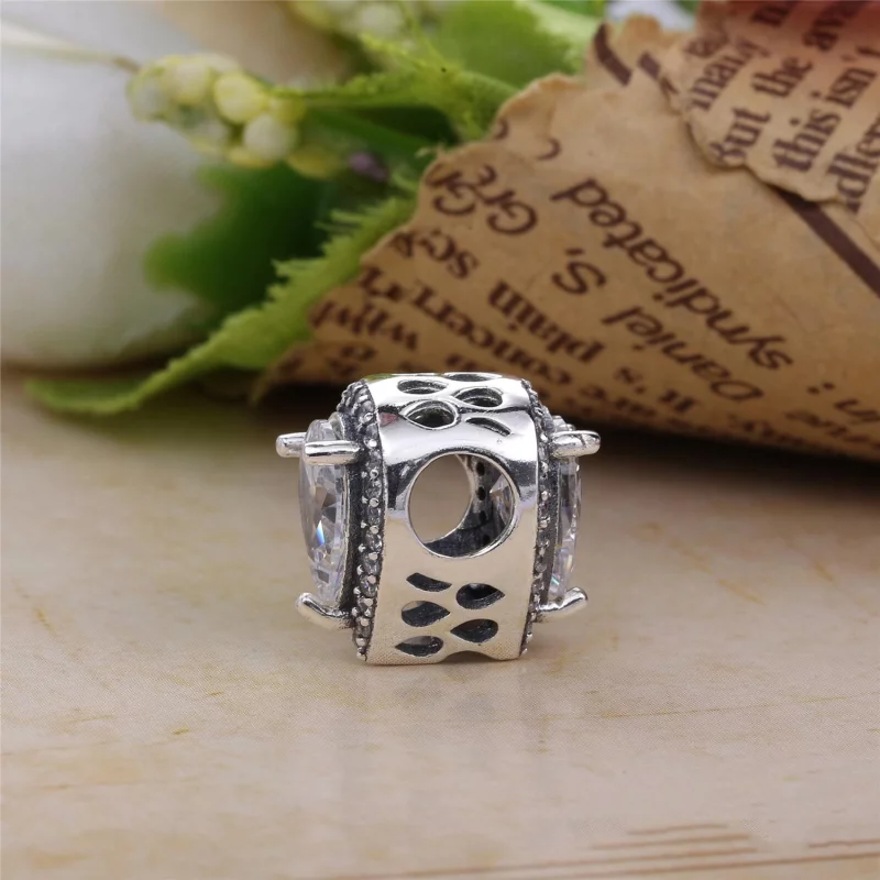 (image pour) PANDORA - Charm Gouttelette Géométrique - 796245CZ - Afficher 3