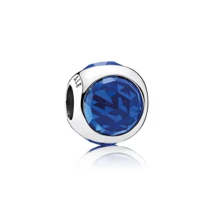 (image pour) PANDORA - Charm Gouttelette Lumineuse Bleu Roi - 792095NCB