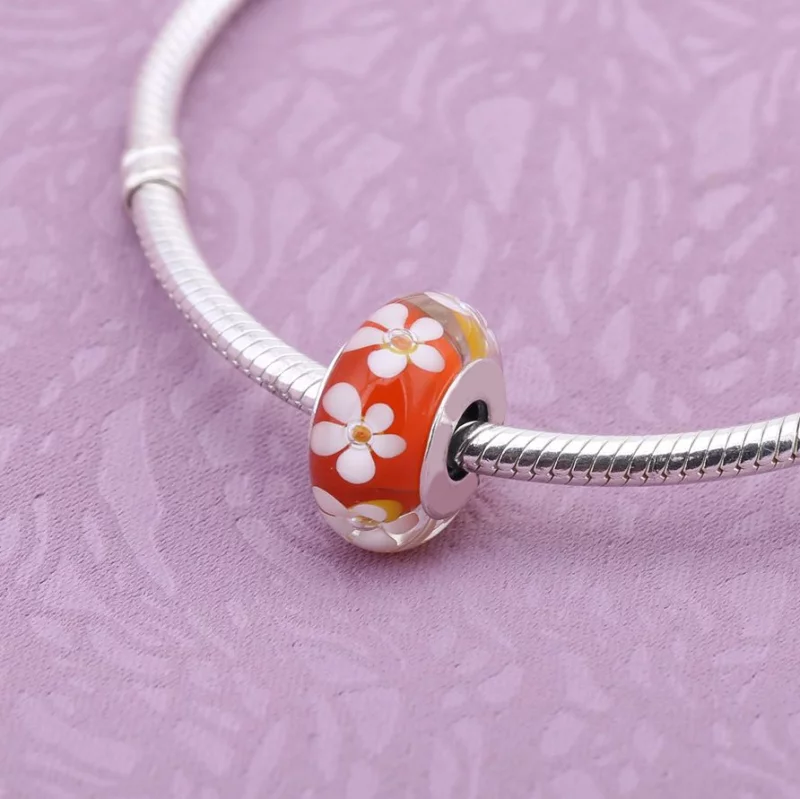 (image pour) PANDORA - Charm Hommage aux fleurs sauvages - 791636 - Afficher 2