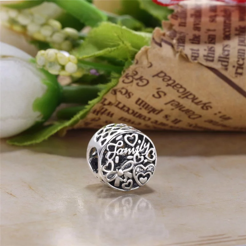 (image pour) PANDORA - Charm Hommage Familial - 796267CZ - Afficher 2