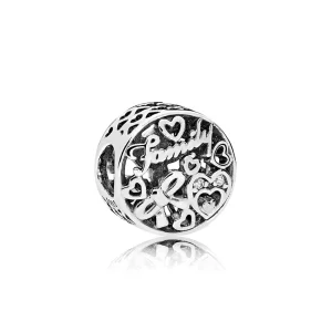 PANDORA - Charm Hommage Familial - 796267CZ (image pour) PANDORA - Charm Hommage Familial - 796267CZ