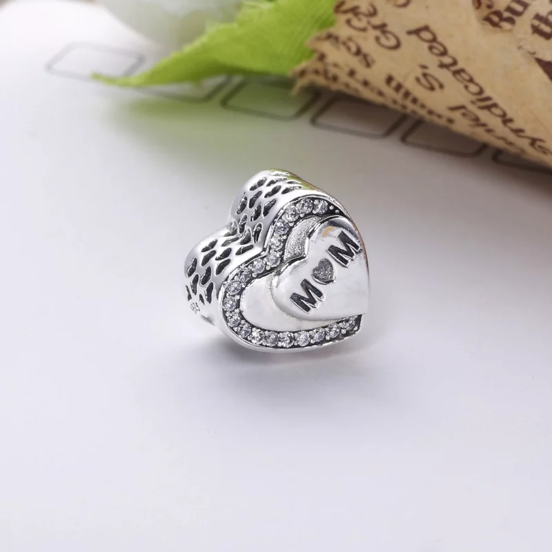 (image pour) PANDORA - Charm Hommage à une Mère - 792070CZ - Afficher 2