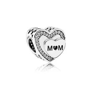 (image pour) PANDORA - Charm Hommage à une Mère - 792070CZ