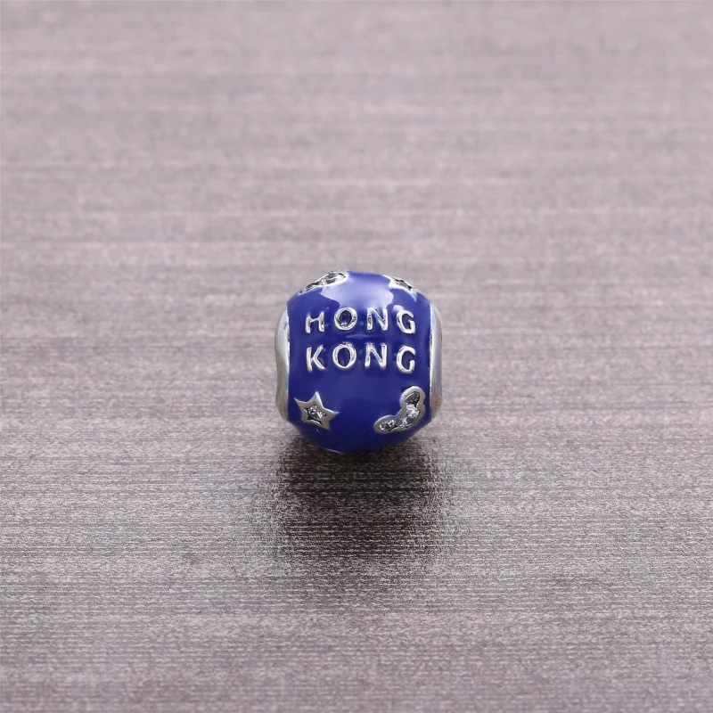 (image pour) PANDORA - Charm Hong Kong Bleu - PD0076-1 - Afficher 2