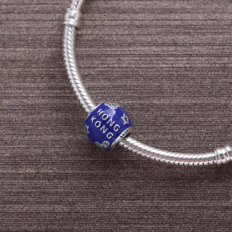 (image pour) PANDORA - Charm Hong Kong Bleu - PD0076-1 - Afficher 4