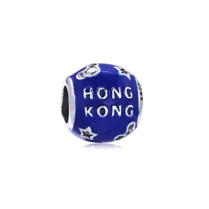 (image pour) PANDORA - Charm Hong Kong Bleu - PD0076-1