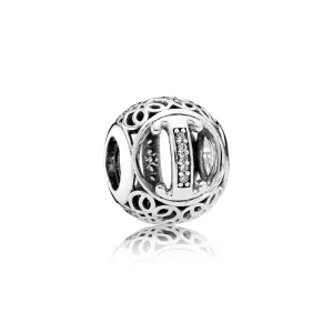 (image pour) PANDORA - Charm I ancien - 791853cz