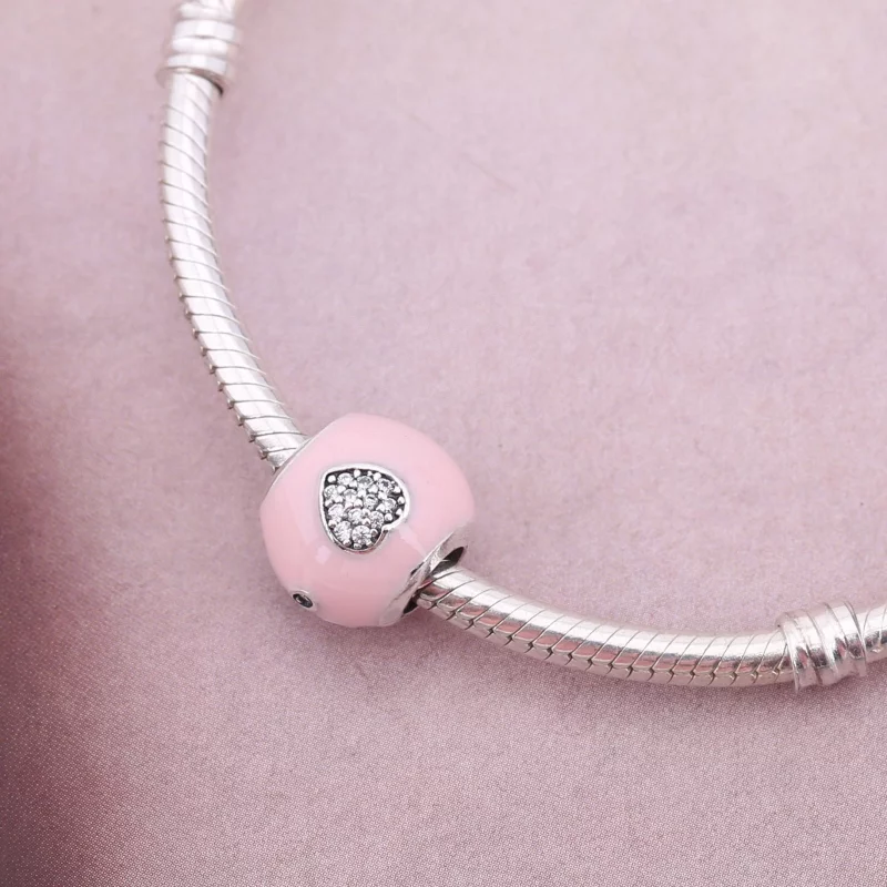 (image pour) PANDORA - Charm J'aime l'animal de compagnie Rose Rose - PD0042-1 - Afficher 4