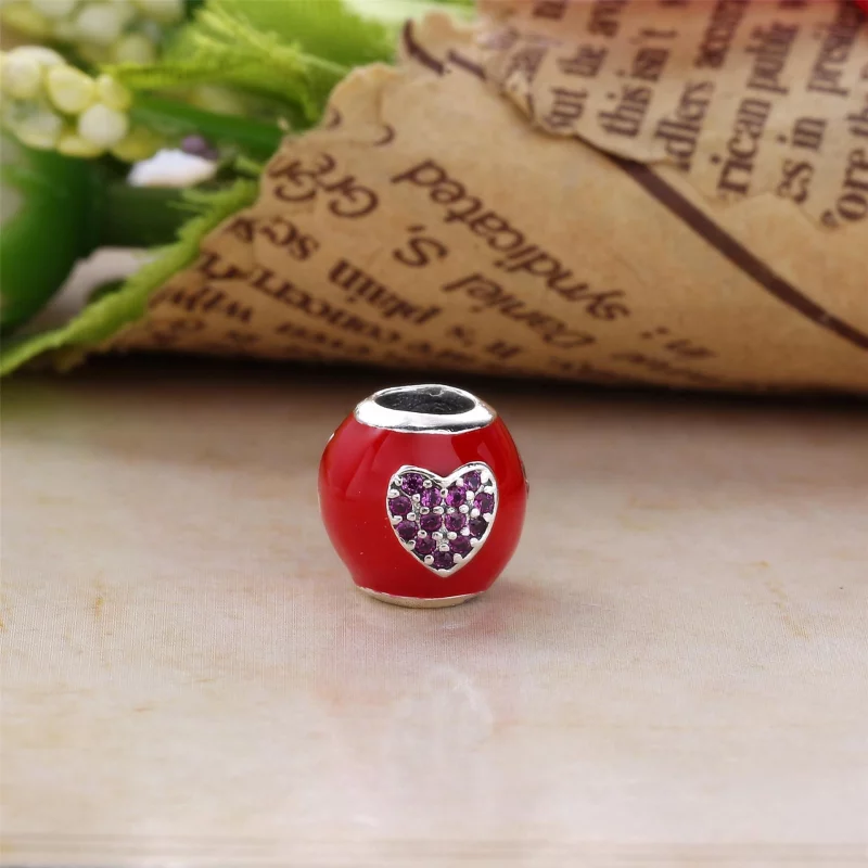 (image pour) PANDORA - Charm Je ♥ Minnie Mouse Rouge - 7501055891087P - Afficher 3