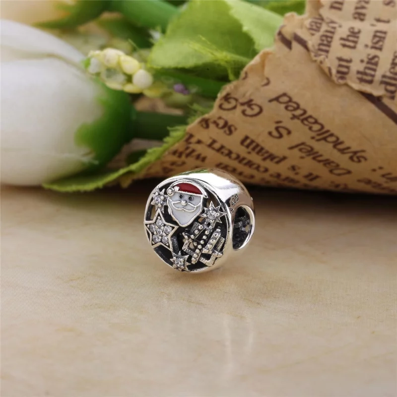 (image pour) PANDORA - Charm Joie de Noël - 796364CZ - Afficher 3