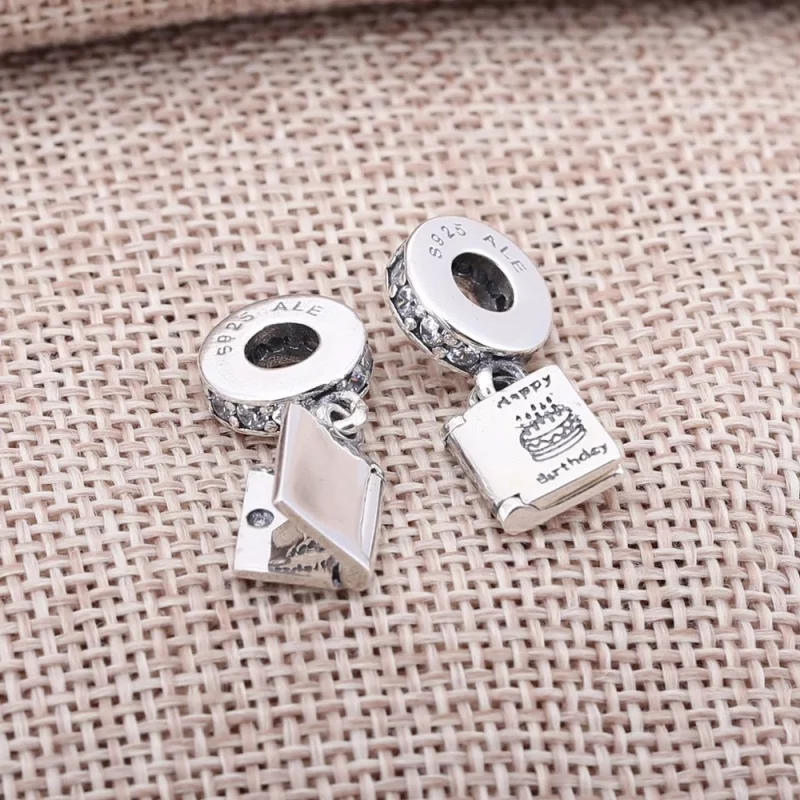 (image pour) PANDORA - Charm Joyeux Anniversaire - 791723CZ - Afficher 2